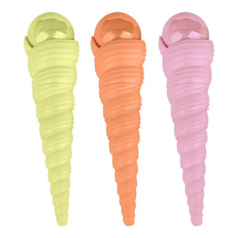 UBS Ice-Cream Cone Highlighters, Assorted Colors, 3-Pack, Q-1328