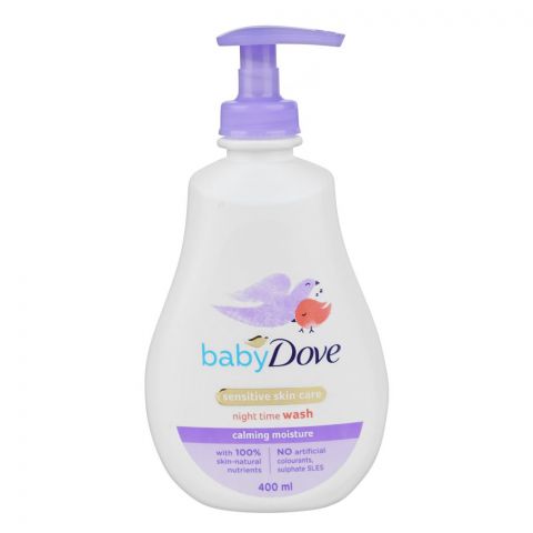 Dove Baby Sensitive Skin Calming Moisture Body Wash, Sulphate Free, 400ml