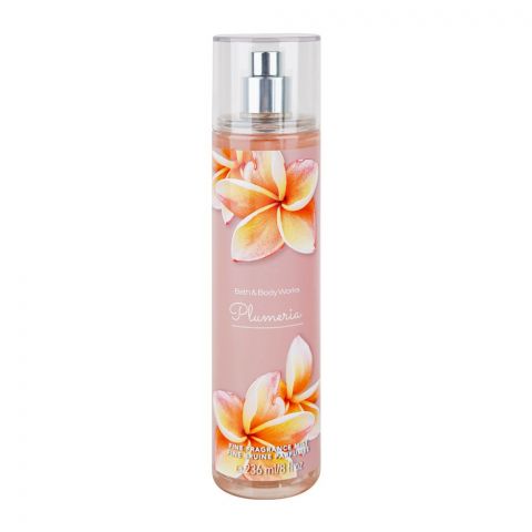 Bath & Body Works Plumeria Fine Fragrance Mist, 236ml