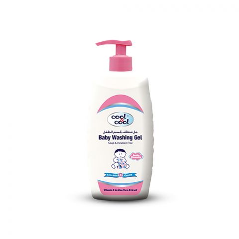 Cool & Cool Baby Washing Gel With Vitamin E & Aloe Vera, Soap & Paraben Free, 500ml