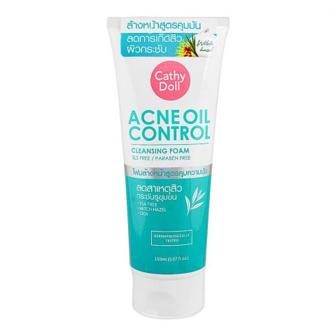 Cathy Doll Acne Oil Control Cleansing Foam, SLS & Paraben Free, 150ml