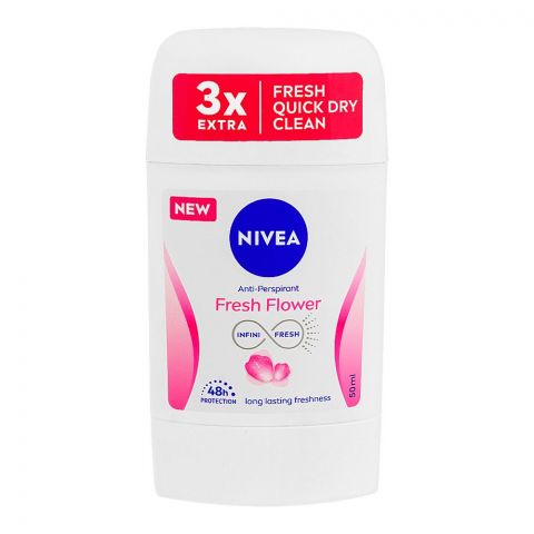 Nivea Fresh Flower Infini Fresh Deodorant Stick, 50ml