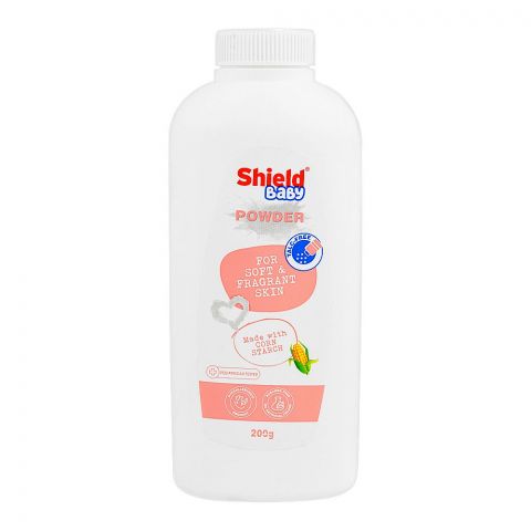 Shield Corn Strach Baby Powder, 200g