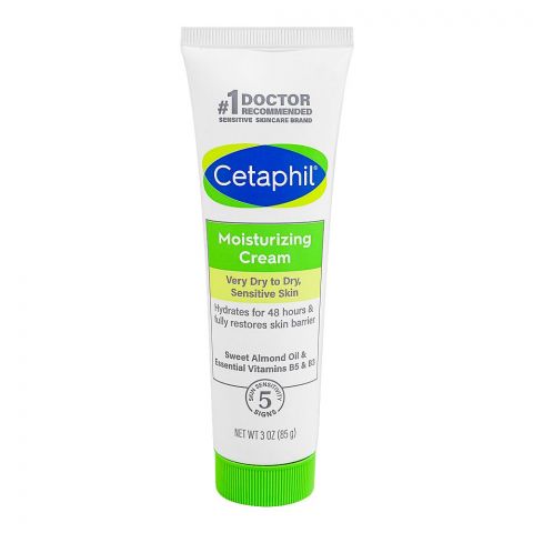 Cetaphil Moisturizing Cream, For Very Dry To Dry Sensitive Skin, 85g