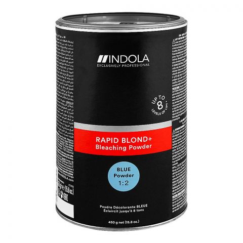 Indola Rapid Blond + Bleaching Powder, Blue, 450g