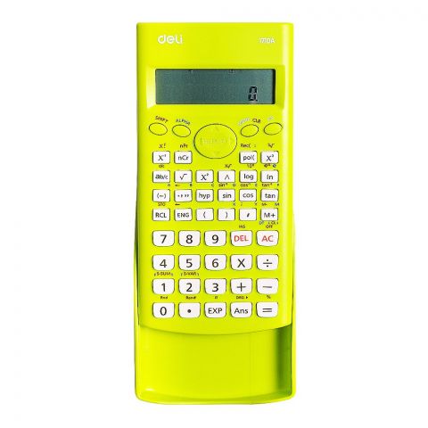 Deli Scientific Calculator With 240 Functions, Green, 1-Piece, E1710A