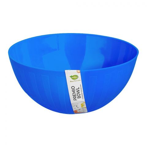 Appollo Premio Plastic Bowl, BPA-Free, Medium, Blue