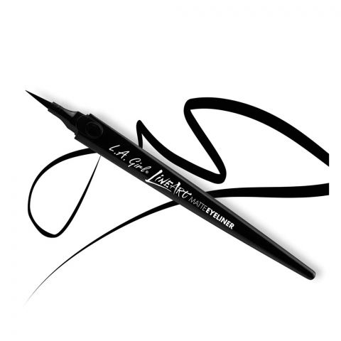 L.A. Girl Line Art Matte Eyeliner, GLE712 Intense Black