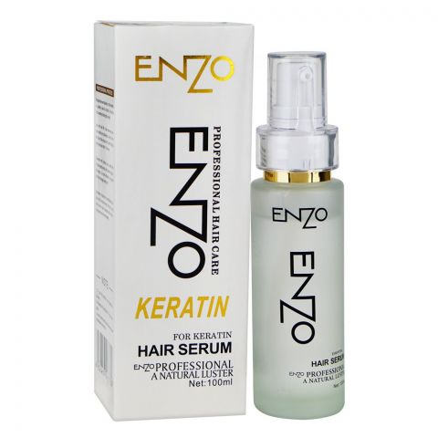 Enzo Keratin Hair Serum, For Frizzy Softness, 100ml