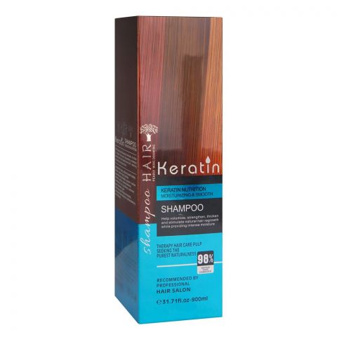 Keratin Nutrition Moisturizing & Smooth Shampoo, 900ml