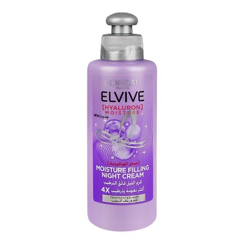 L'Oreal Paris Elvive Hyaluron Moisture - Moisture Filling Night Cream, 200ml