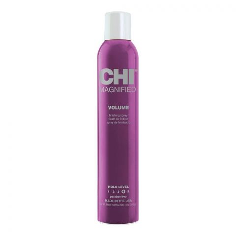 CHI Magnified Volume Hold Level 4 Finishing Spray, Paraben Free, 340g