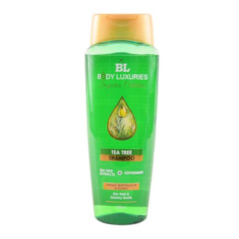 Body Luxuries Signature Collection Tea Tree Shampoo, For Dry Hair, 400ml