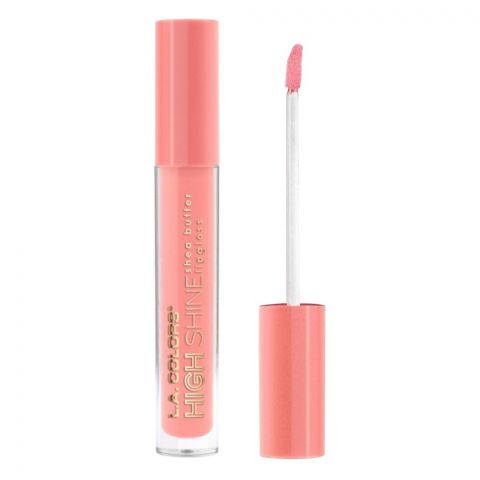 L.A. Colors High Shine Shea Butter Lip Gloss, 4g, CLG933 Baby Cakes