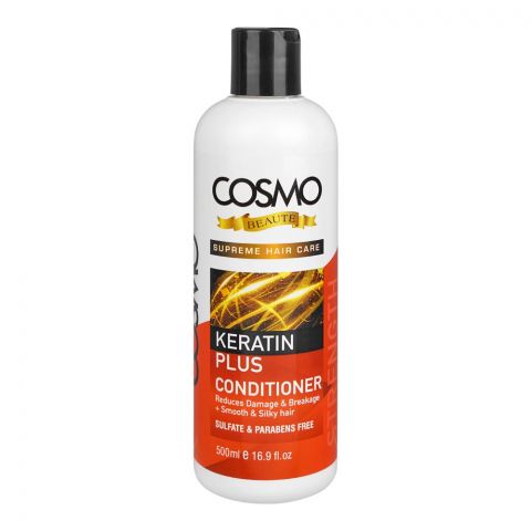 Cosmo Beaute Keratin Plus Strength Conditioner, Paraben & Sulfate Free, 500ml