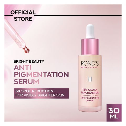 Pond's Bright Beauty 12% Gluta Niacinamide Anti Pigmentation Serum, 30g