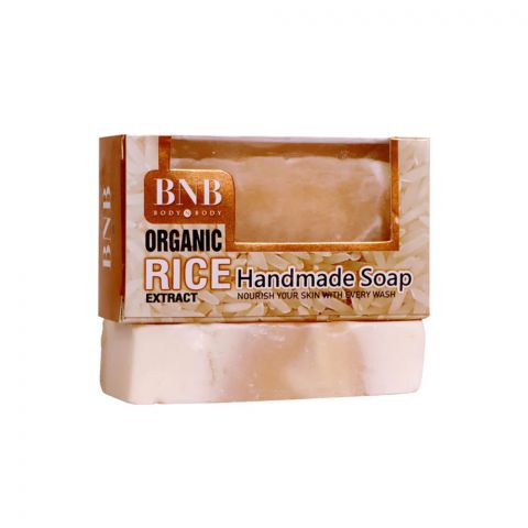 BNB Organic Rice Extract Handmade Soap, 110g