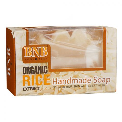 BNB Organic Rice Extract Handmade Soap, 110g