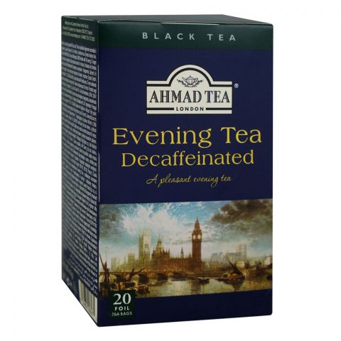 Ahmad Tea Decaffeinated Evening Tea Bags, 20-Pack