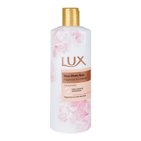 Lux Silk Effect Pink Emollient Fragrance Shower Gel, 500ml