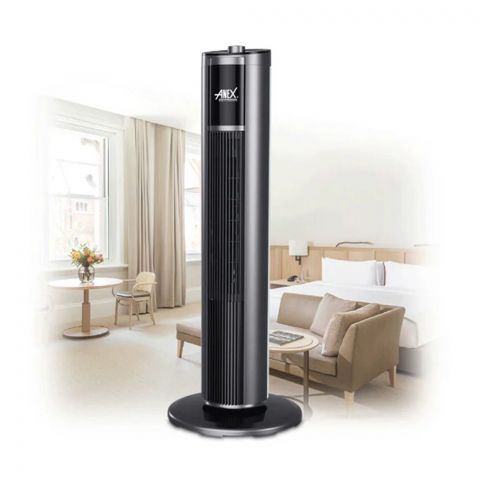 Anex Deluxe Fan Heater, 2000W, Black, AG-5015