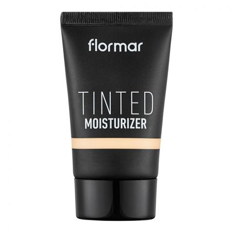 Flormar Tinted Moisturizer Liquid Foundation, 30ml, 004 Ivory Beige