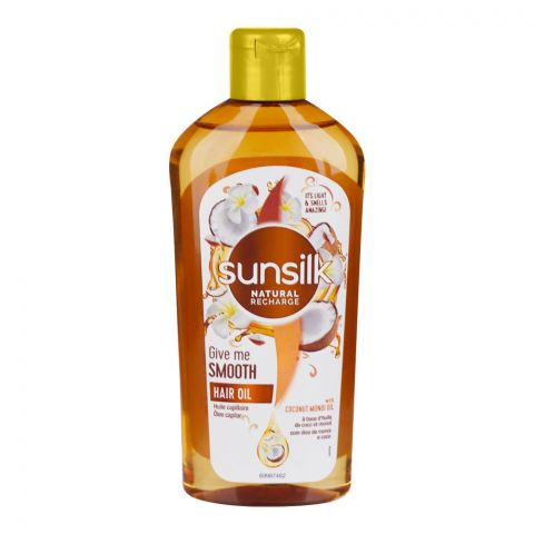 Sunsilk Natural Recharge Give Me Smooth Coconut Manoi Hair Oil, 250ml