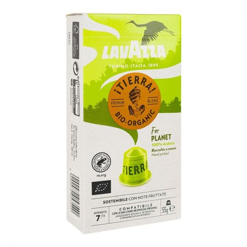 Lavazza Premium Blend Bio Organic Coffee Pods, 10-Pack