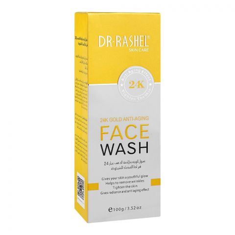 Dr. Rashel 24K Gold Anti-Aging Face Wash, For All Skin Types, 100g