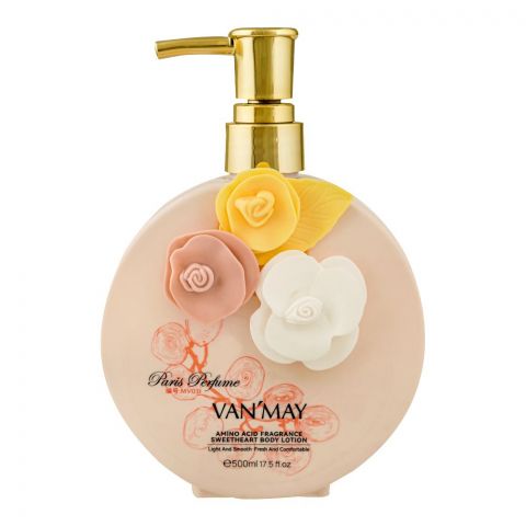 Van'May Paris Perfume Amino Acid Fragrance Sweet Heart Body Lotion, 500ml