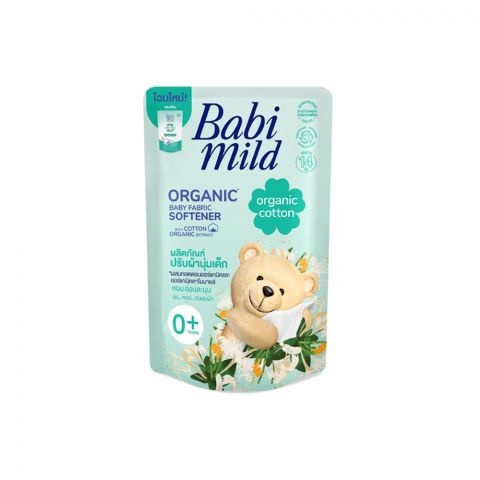 Babi Mild Organic Cotton Baby Fabric Softener Refill Pouch, 570ml