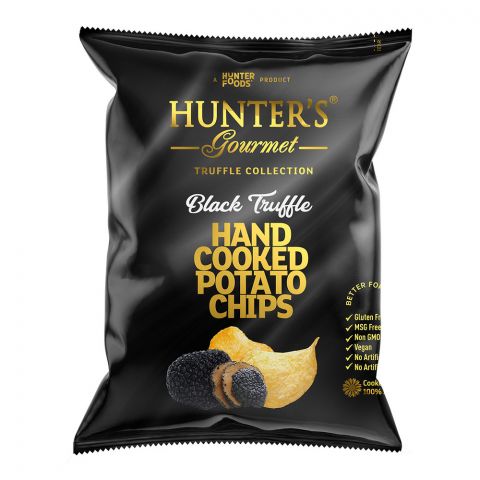 Hunter's Gourmet Black Truffle Hand Cooked Potato Chips, 40g