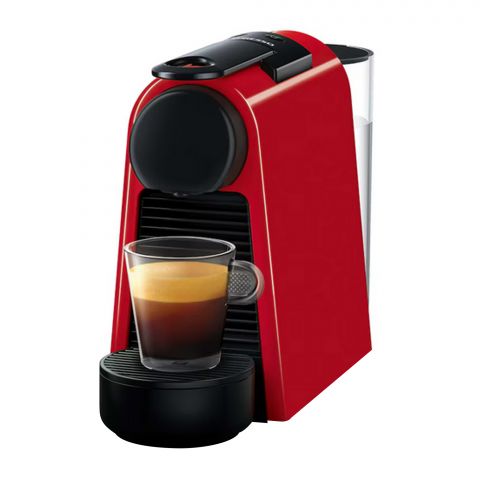 Nespresso Essenza Mini Coffee Machine, 1200-1310W, Red, (2150T197Q) D30-EU-RE-NE2