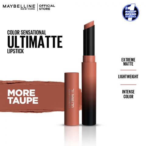 Maybelline Color Sensational Ultimate Matte Lipstick, 799 More Taupe