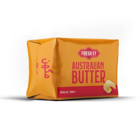 Fresh Street Australian Butter, Unsalted, 400gms