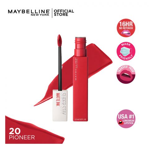 Maybelline Superstay Matte Ink Lipstick 20 Pioneer