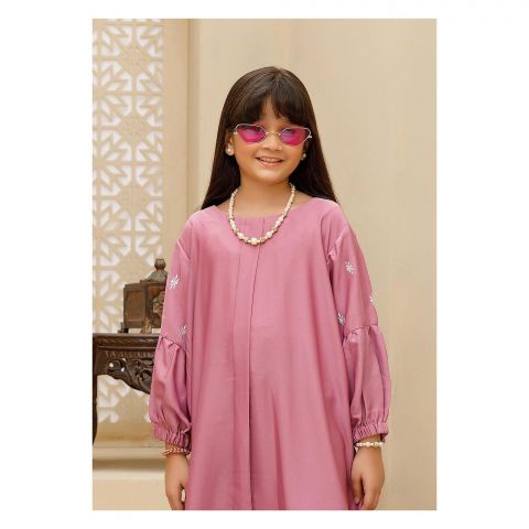 Affinity Precious Pink Abaya, For Kids