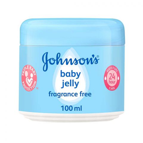 Johnson's Unscented Baby Jelly 24hour Moisture Protection, 100ml