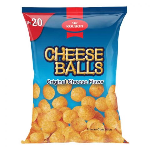 Kolson Cheese Balls, Original Cheese Flavor, 13g