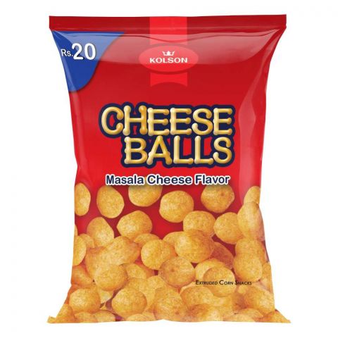 Kolson Cheese Balls, Masala Cheese Flavor, 13g