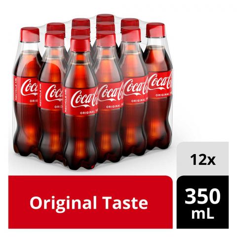 Coca Cola 350ml Bottle, 12 Pieces