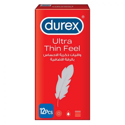 Durex Ultra Thin Feel Super Fine Condoms 12-Pack