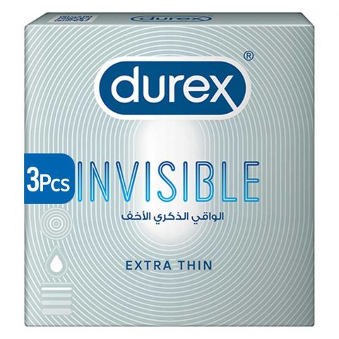 Durex Invisible Extra Thin & Extra Sensitive Condoms 3-Pack