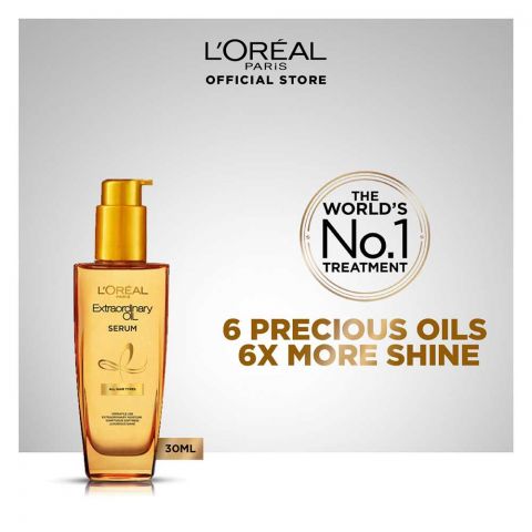 L'Oreal Paris Elvive Extraordinary Oils Hair Serum, All Hair Types, 30ml