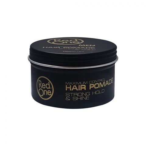 Red One Men Strong Hold & Shine Hair Pomade, 100ml