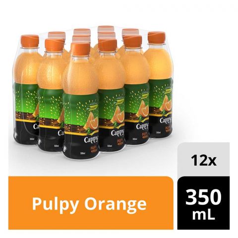 Cappy Pulpy Orange 350ml, 12 Pieces