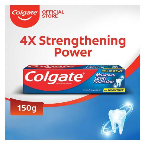 Colgate Maximum Cavity Protection Great Regular Toothpaste 150gm