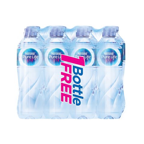 Nestle Pure Life Drinking Water, 0.5 Litre, 12-Pieces