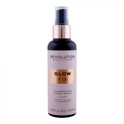Makeup Revolution Glow Fix Illuminating Spray, 100ml