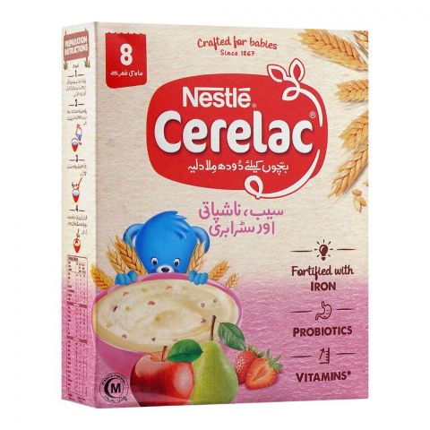 Nestle Cerelac Apple, Strawberry & Pear, 175g